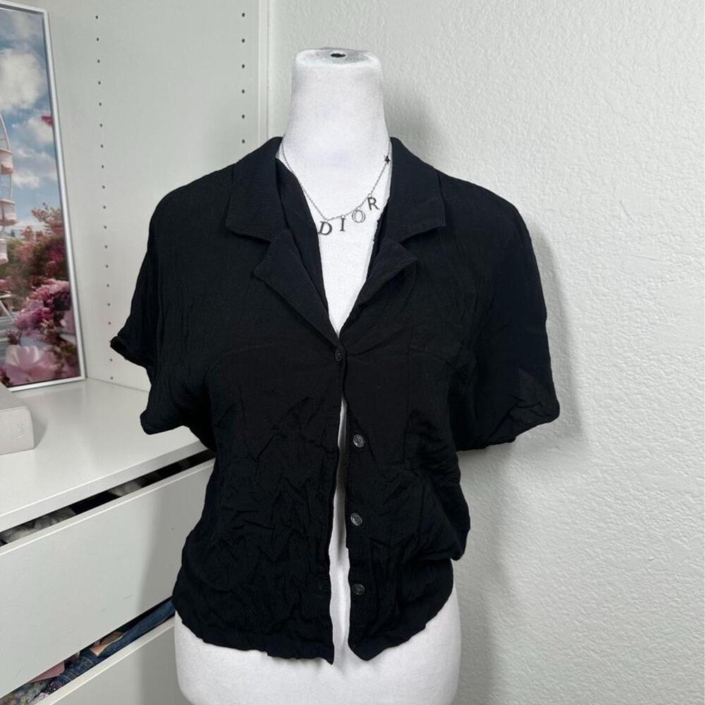 Wilfred aritizia black button top